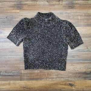 Kate Spade tinsel new years eve top